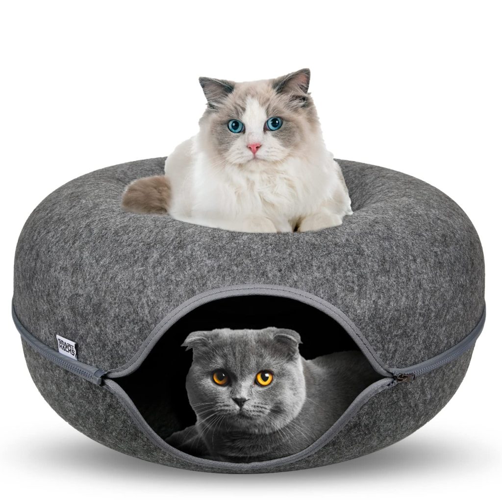 Cat Parents Swear by This Cat Tunnel Bed with Donut Design — Here’s Why