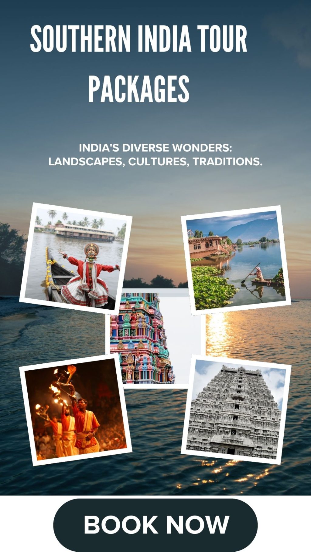 Southern India Tour Packages for Culture, Hills and Heritage