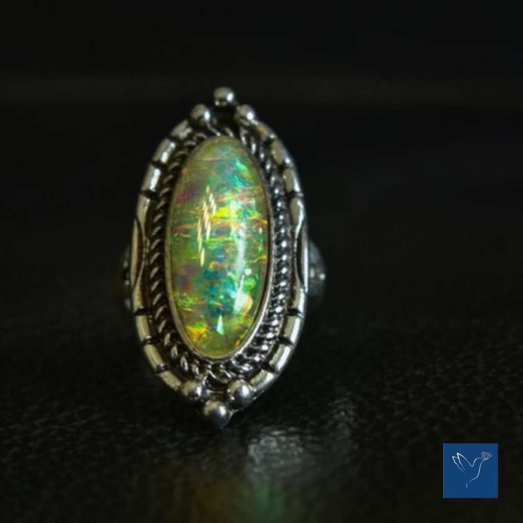 What types of cutting are available for opal gemstones?