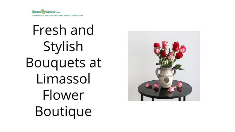 Fresh and Stylish Bouquets at Limassol Flower Boutique
