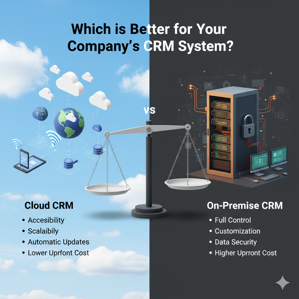 Cloud CRM vs On-Premise CRM: Which is Better for Your Company’s CRM System?