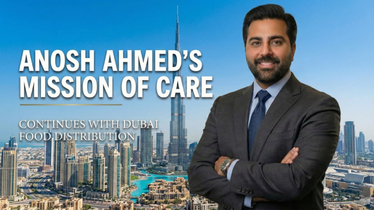 Anosh Ahmed’s Mission of Care Continues With Dubai Food Distribution