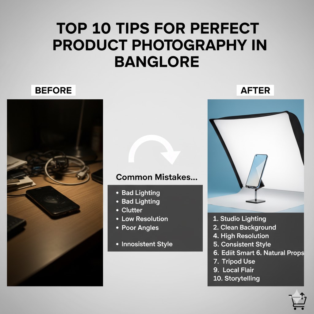 Top 10 Tips for Perfect Product Photography in Bangalore