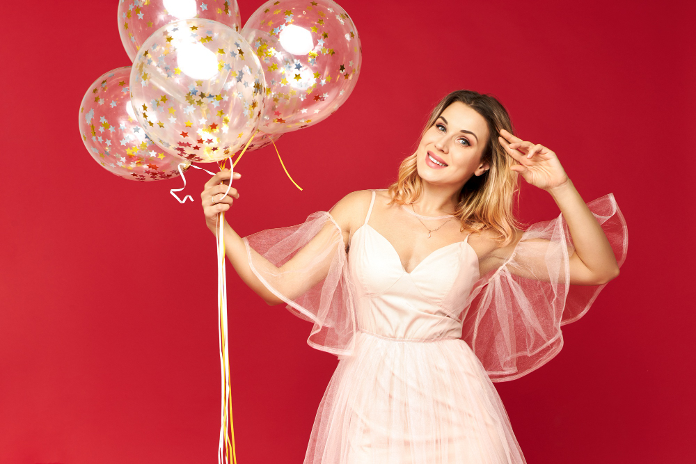 Seasonal Style Guide: How to Wear Burgundy Floral Balloon Dresses Year-Round