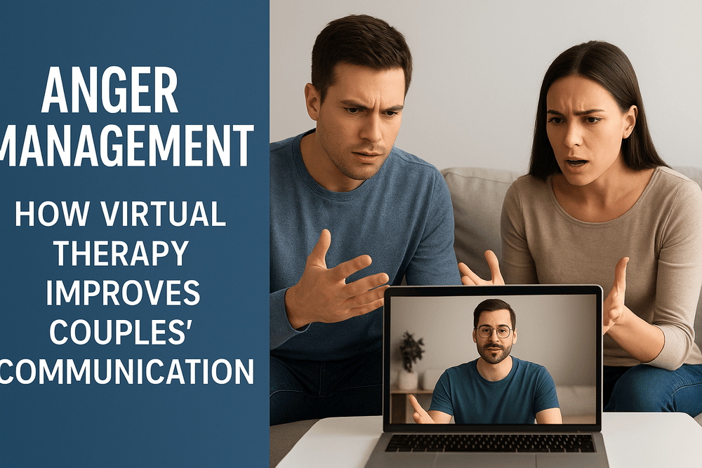 Anger Management: How Virtual Therapy Improves Couples’ Communication