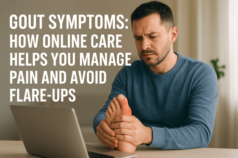 Gout Symptoms: How Online Care Helps You Manage Pain and Avoid Flare-Ups