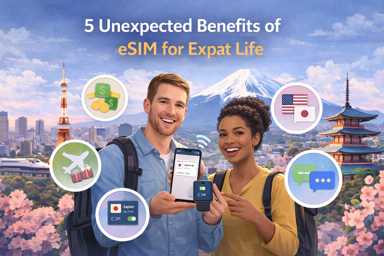 5 Unexpected Benefits of eSIM for Expat Life