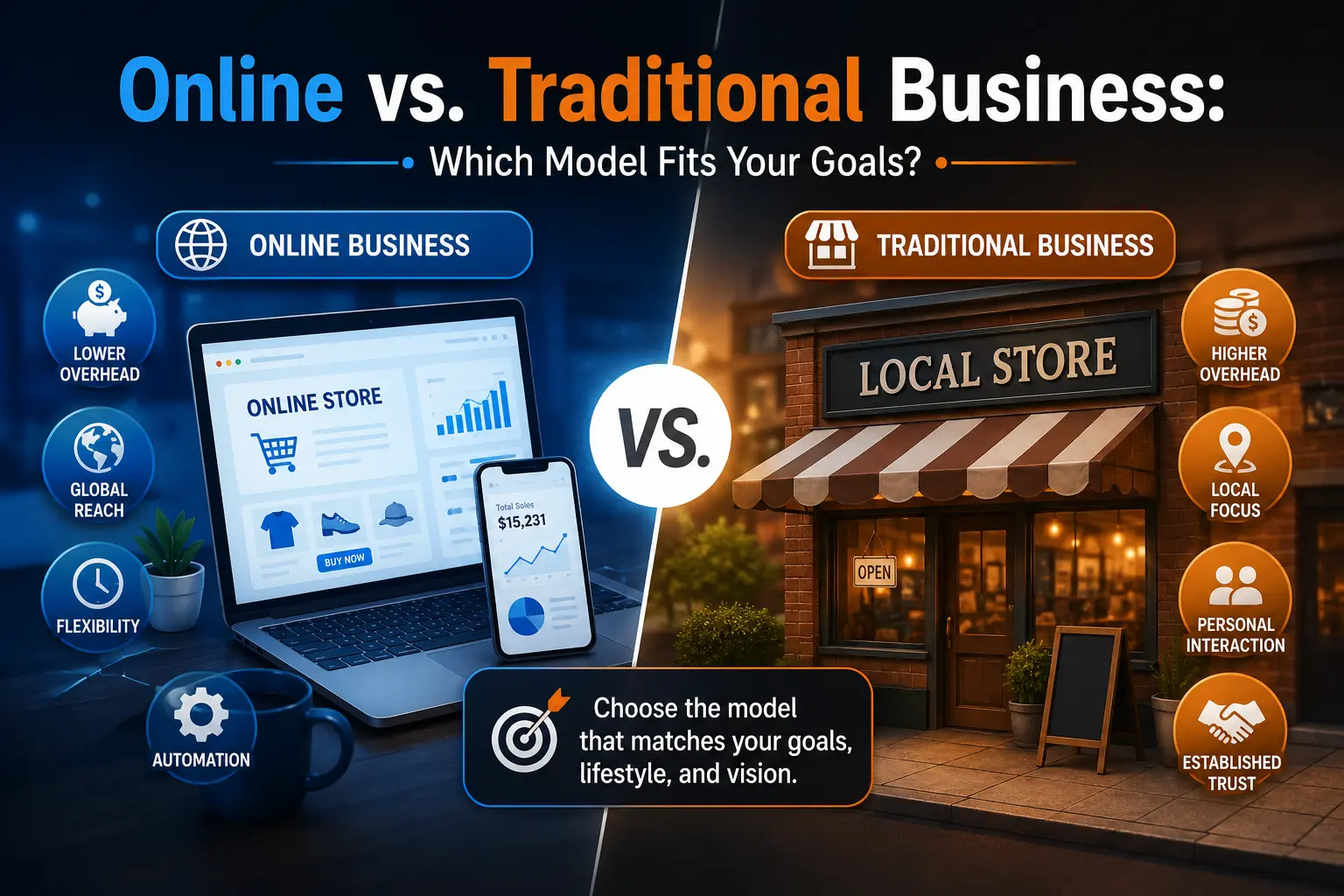 Online vs. Traditional Business