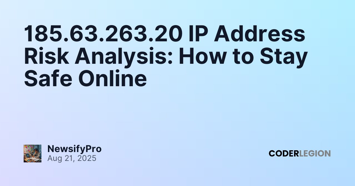 185.63.253.2.00: IP Address Meaning and Validity Guide